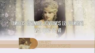 Love Story Taylors Version  Taylor Swift Subtitulos en Español [upl. by Nanice]