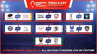 🔴 LIVE  Under18s Finals Day  Gallagher Premiership Rugby [upl. by Jakoba909]