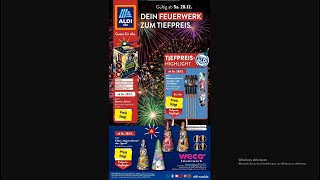 Aldi Süd Prospekt Feuerwerk 202425 [upl. by Berwick]