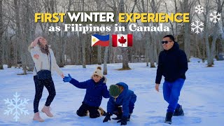 First Winter Experience as a Filipino [upl. by Grae]