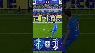 Empoli vs Juventus  Serie A 2425  Penalty shootout shorts [upl. by Nerual]