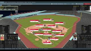 1975 World Series Replay OOTP17 Game 1 CIN Reds vs BOS Red Sox [upl. by Annawaj]