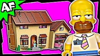 Lego SIMPSONS HOUSE 71006 Stop Motion Build Review [upl. by Brenza833]