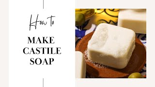 How To Make Castile Soap Easy 3 ingredient recipe [upl. by Ob]