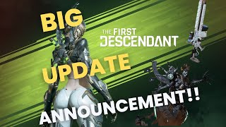 Huge Oct 10th Update announcement First Descendant [upl. by Kcirdehs]