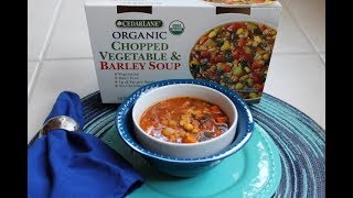 Cedar Lane Organic Chopped Vegetable and Barley Soup [upl. by Aniv]