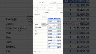 Excel SUBTOTAL Function in Action [upl. by Cleo]