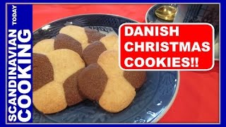 How To Make Homemade Danish Checkerboard Cookies  Småkager [upl. by Josi720]