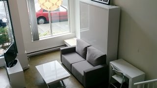 Murphysofa Review of Wall Bed Couch System [upl. by Yekram]