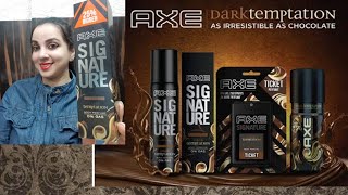 Axe signature dark temptationMens deodorant DDAILY REVIEW [upl. by Marsden]