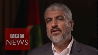 Khaled Meshaal dismisses comparisons between Hamas amp Islamic State  BBC News [upl. by Mancino8]