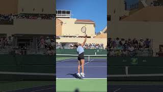 Maria Sakkari Slow Motion Serve [upl. by Ahseihs]