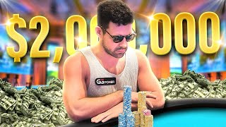 THE GREATEST POKER RUN OF MY LIFE  2000000 WSOP MAIN EVENT [upl. by Sherfield]