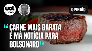 Queda no preço da carne é tão ruim para Bolsonaro quanto sumiço das joias  Leonardo Sakamoto [upl. by Samaria]