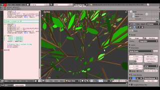 LSystems python blender [upl. by Anyrb]