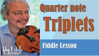 Quarter note triplets violin lesson [upl. by Mazman258]