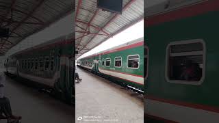 jamalpur express leaving Bimanbandar station shortvideo viral bdtravel [upl. by Ginny689]