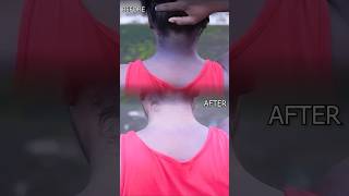 Remove neck suntan easily at home get rid of dark neckviralvideo neck shorts youtubeshort [upl. by Artenak]