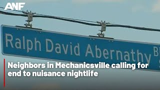 Neighbors in Mechanicsville calling for end to nuisance nightlife [upl. by Llehsyt]