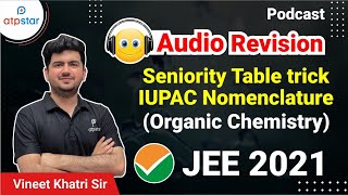 IUPAC Priority order of Functional Groups Trick  JEE Mains 2021  Vineet Khatri [upl. by Thorlie756]