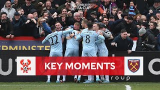 Kidderminster Harriers v West Ham  Key Moments  Fourth Round  Emirates FA Cup 202122 [upl. by Clo]