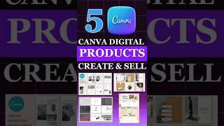 Create a Digital products with Canva and sell it on Etsy 🤑 shorts canva [upl. by Magee355]