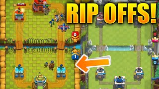 TOP 3 CLASH ROYALE RIP OFFS Worst Clash Royale CLONES Available EVER [upl. by Michaele880]