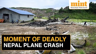 Nepal Plane Crash 15 Dead As Saurya Airline Plane Crashes During Takeoff In Kathmandu [upl. by Nroht]