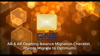 QNE Software  AR AP Opening Balance Migration Checklist [upl. by Atikal270]