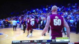 Florida State shocks Duke at the buzzer 12112 [upl. by Nnaasil551]