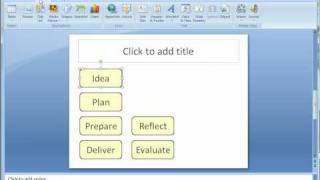 Simple drawing techniques in MS PowerPoint  Step 3 [upl. by Violetta789]