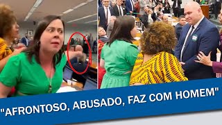 BOLSONARISTA VAI PRA CIMA DE SÂMIA BOMFIM E TENTA INTIMIDÁLA DURANTE CPI DO MST [upl. by Maureen]