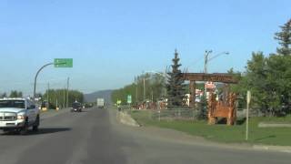 Travel Guide Road Trip Entering Chetwynd BC [upl. by Ecnerrot]