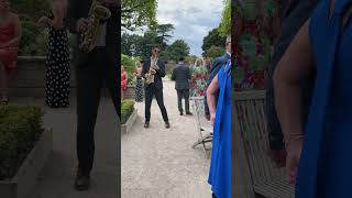 Cake by the Ocean  DNCE  James Sax at Thorpe Garden wedding weddingsaxophonist cakebytheocean [upl. by Irovi]