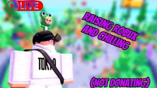 🔴Roblox Pls Donate Live Stream🔴  Raising RobuxampChillingNot Donating [upl. by Saunders834]