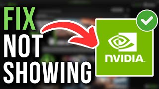 How To Fix NVIDIA Control Panel Not Showing  Full Tutorial [upl. by Ailedamla]