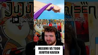 Megumi VS Todo  Jujutsu Kaisen anime reaction jujutsukaisen [upl. by Merrile]