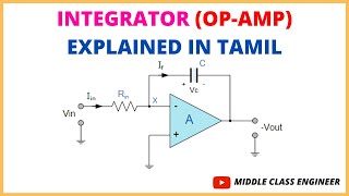 Integrator  Op Amp  Explained in Tamil  Middle Class Engineer [upl. by Kirwin701]