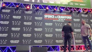 Spence vs Crawford weigh in [upl. by Eslek167]