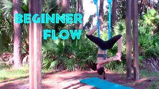 Beginner Inverted Aerial Yoga Flow [upl. by Basset]