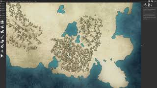 How to make a map using Wonderdraft Part 3 Lakes amp Rivers [upl. by Devlin]