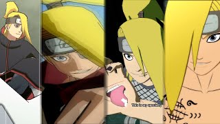 Deidara Ultimate Jutsus Evolution in All Naruto Ultimate Ninja Series [upl. by Eiramnwad]