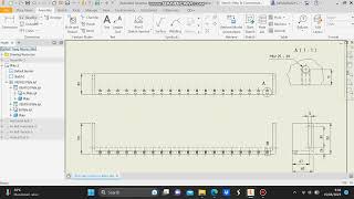 Ordinate Set Dimension  Autodesk Inventor [upl. by Cassilda]