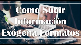 Cómo subir información exógena formatos [upl. by Spanos]