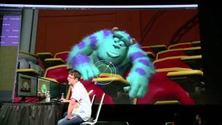 Previz  Pixars Presto demonstration at Nvidias GTC conference 2014 [upl. by Shornick]