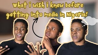 How to Build a Media Career in Nigeria TIPS  ADVICE [upl. by Nipsirc]