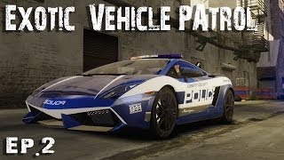 GTA 4  LCPDFR 10 Sports Car Patrol 2 Lamborghini [upl. by Aicitan592]