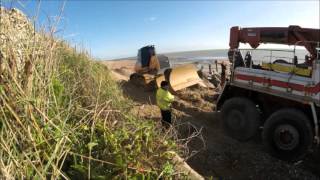 Case Dozer Stuck on beach [upl. by Eiltan409]