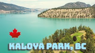 Kaloya Park HD Drone Footage  Kalamalka Lake BC 🇨🇦 [upl. by Ailices]