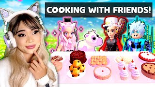 🍳 Cooking with Friends in Roblox Cooking Simulator Experience [upl. by Nesto]